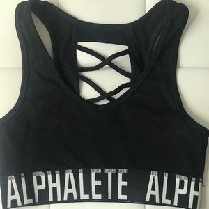 Alphalete Black Sports Bra